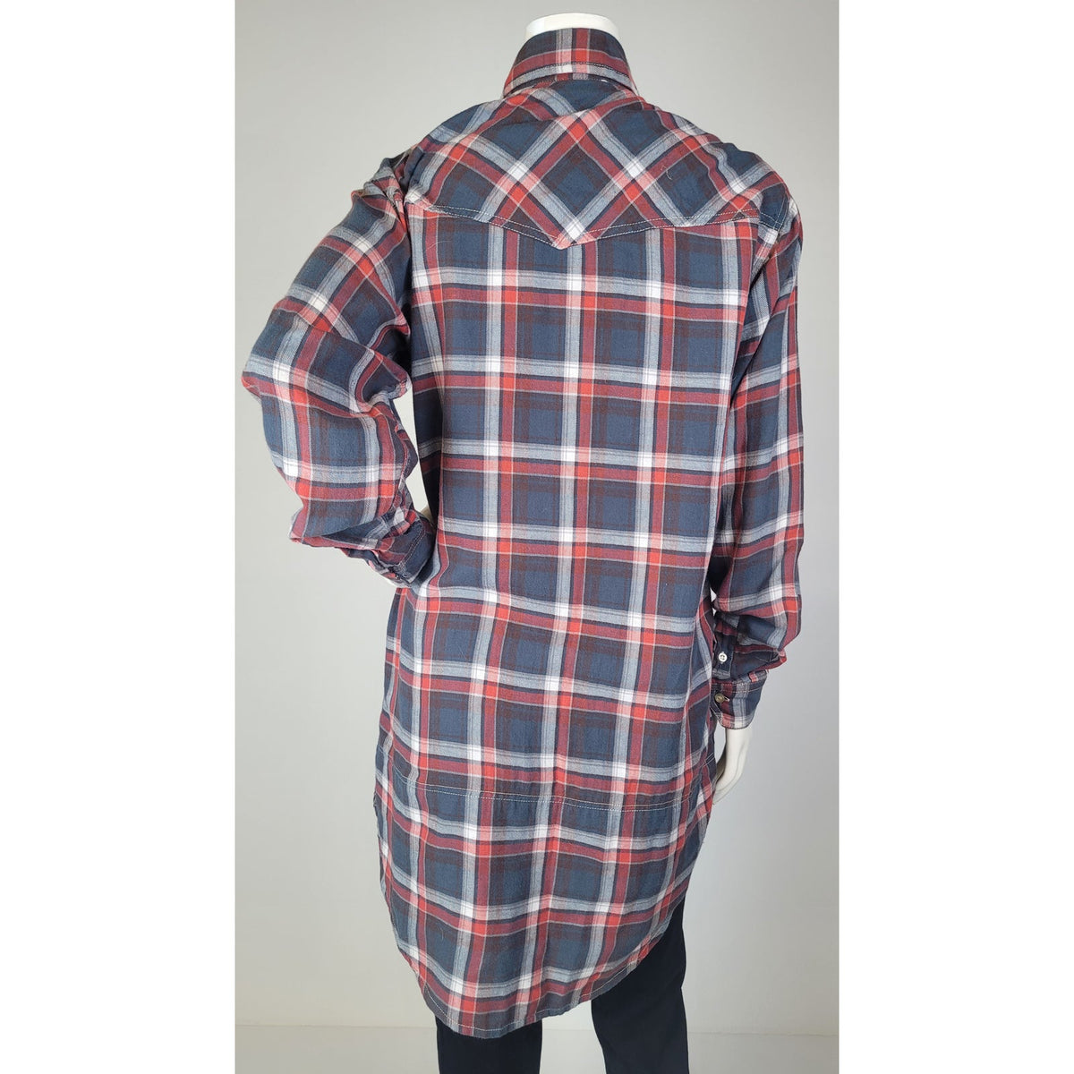 Isabel Marant Etoile Plaid Long Flannel Shirt Women's Sz 36 (US 4)