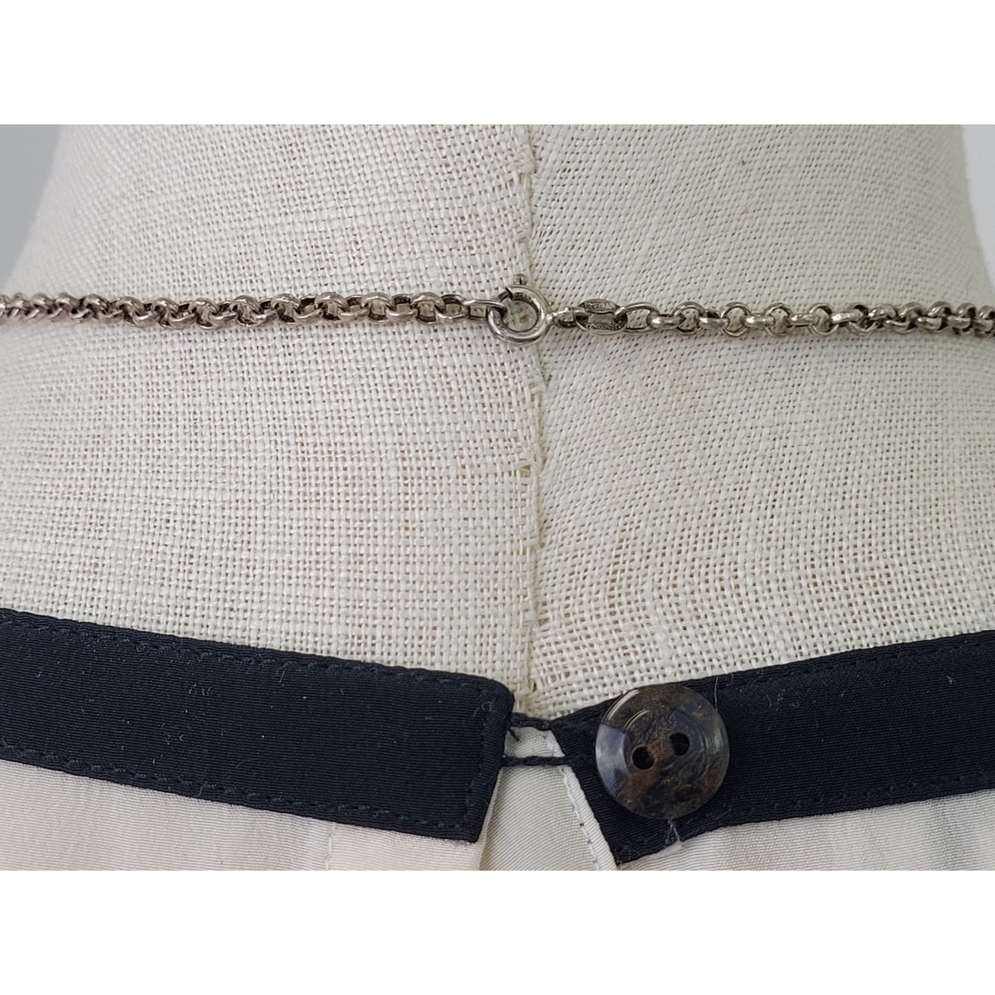 Vintage Sterling Silver Cross Pendant on 24" 925 Rolo Chain | Made in Mexico