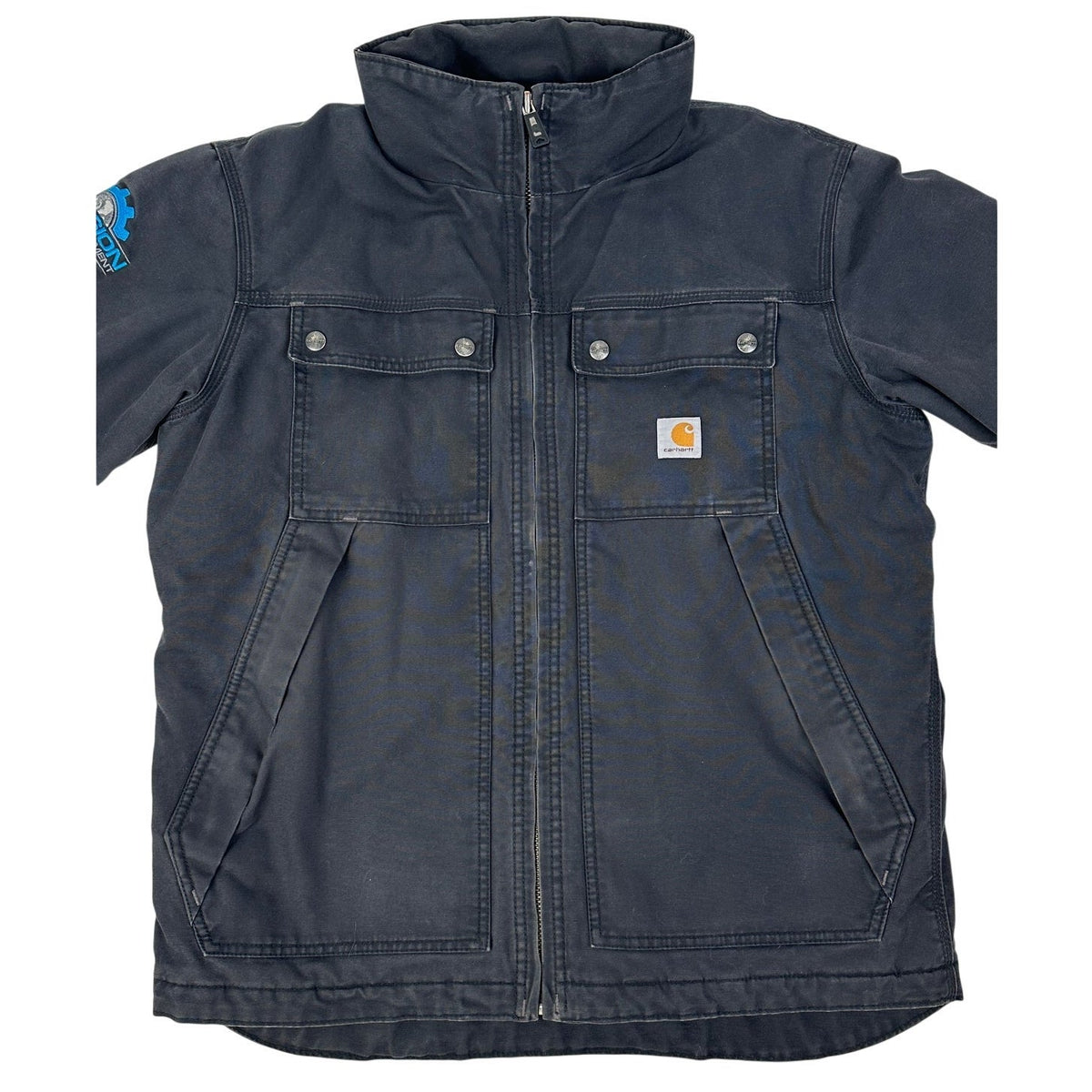 Carhartt Black Quick Duck Jefferson Traditional Jacket 101492 Men's Sz M