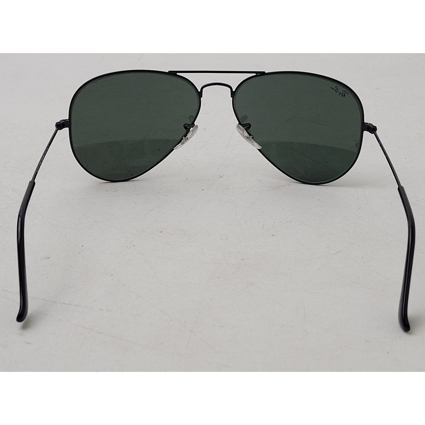 Ray-Ban RB 3025 Black Frames Green Lenses Sunglasses Made in Italy