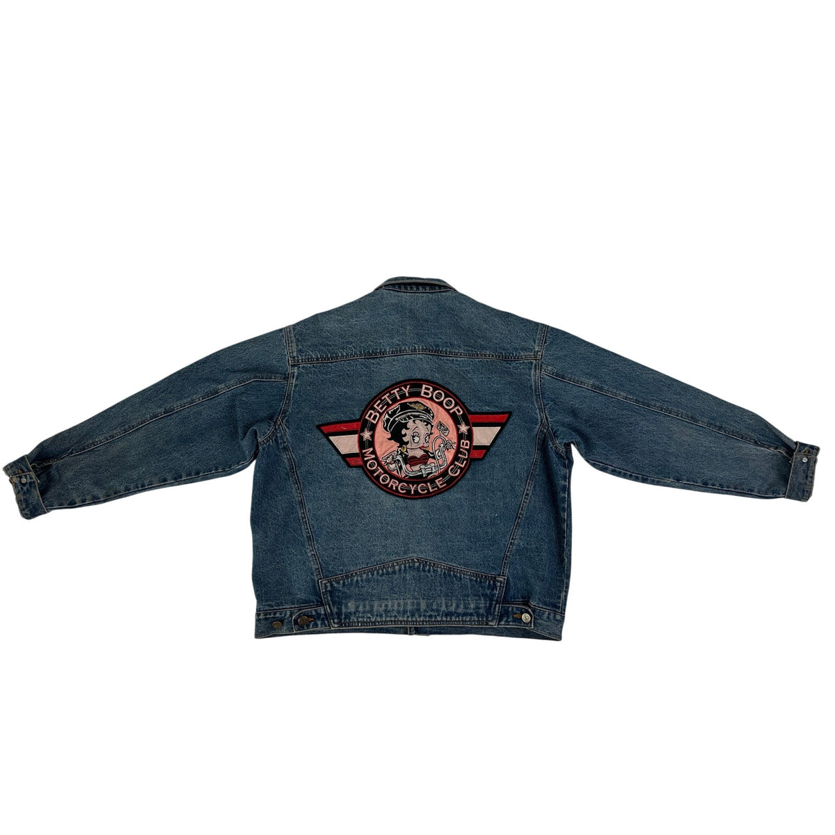 Vintage 90s American Toons Betty Boop Denim Jacket Unisex Sz L