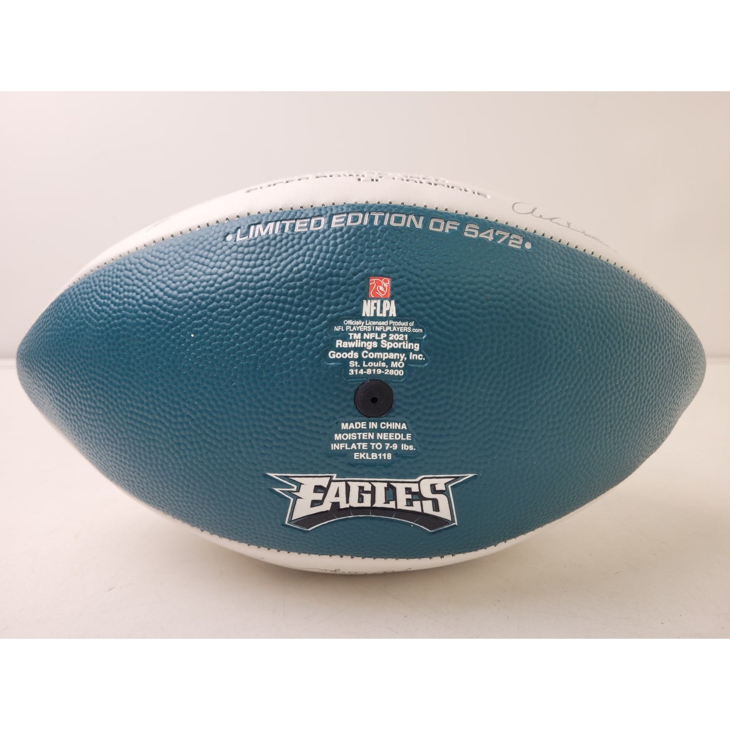 Philadelphia Eagles Football Limited Edition of 5472 Signed