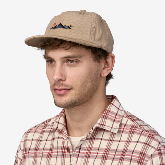 Patagonia Corduroy Cap Spirited Seasons Skyline Oar Tan Snapback Hat
