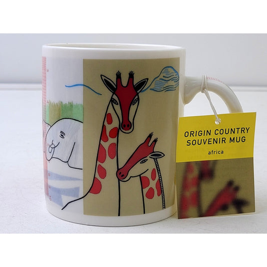 Vintage Starbucks Coffee 2001 Africa Mug Origin Country Souvenir 14 fl oz