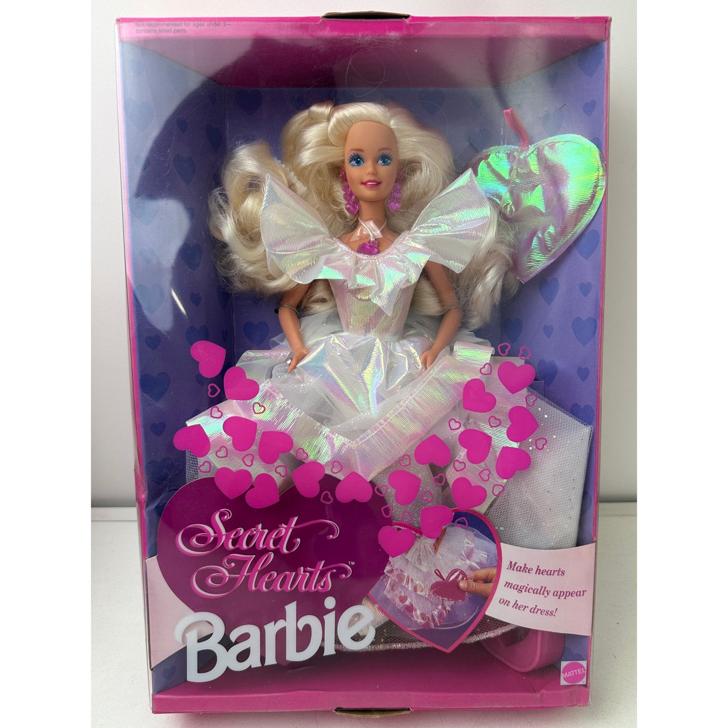 VTG 1990s Mattel Sparkle Surprise Ken & Secret Hearts Barbie Bundle