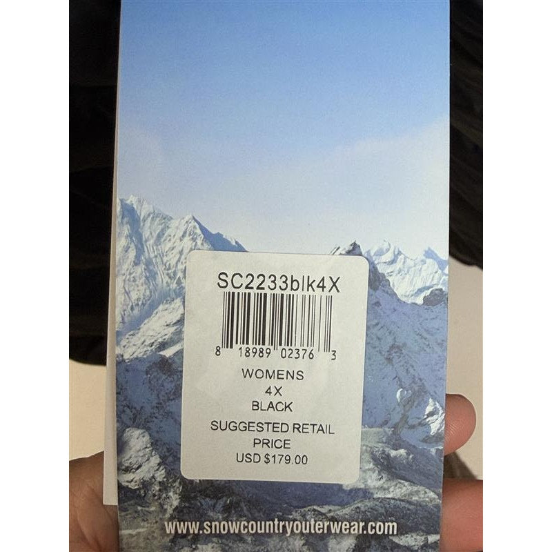 Women's Plus Size Snow Country Winter Jacket (Color: Luna)