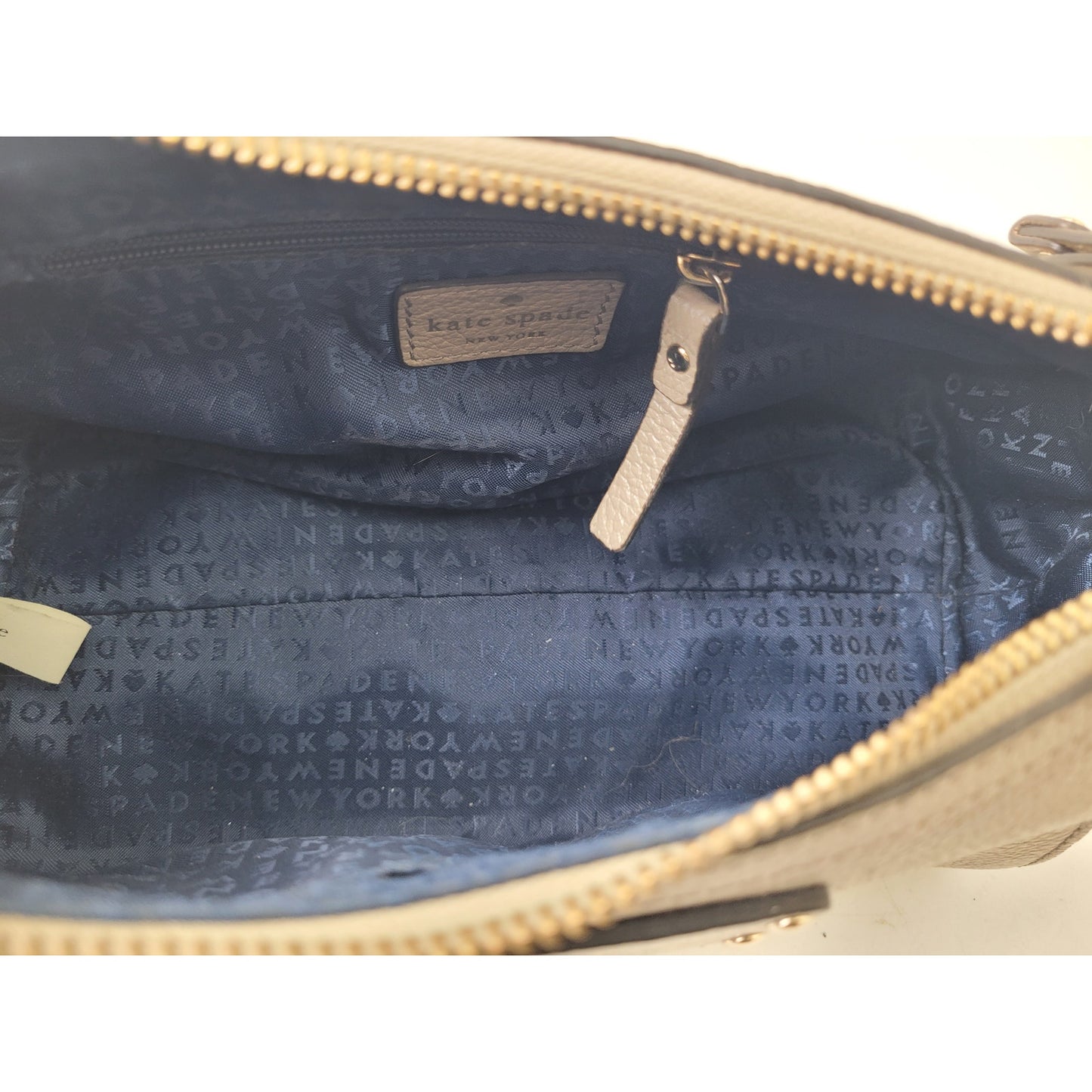 Kate Spade New York Berkshire Road Gabriella Crossbody Bag Taupe Leather