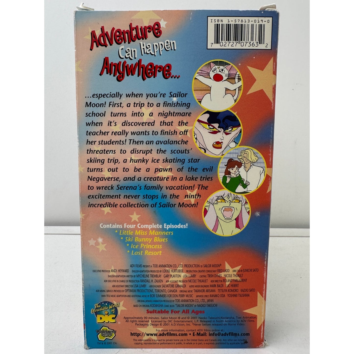 Vintage Sailor Moon VHS Lot of 6 | DiC English Dub ADV Films