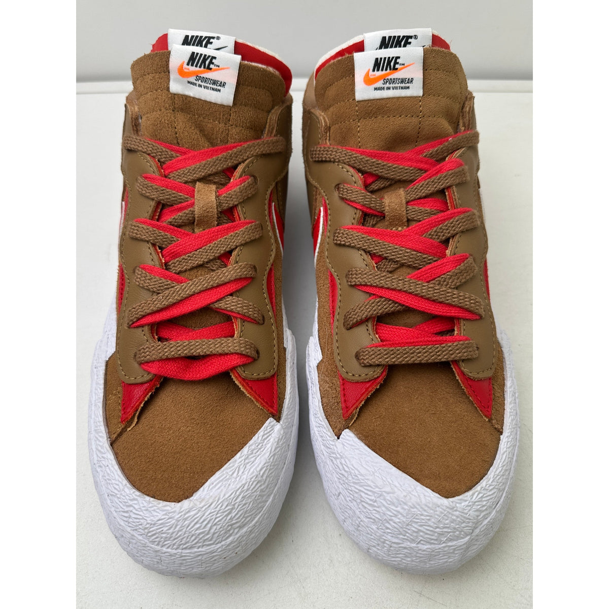 Nike Blazer Low x Sacai British Tan Sneakers Men's Sz 11