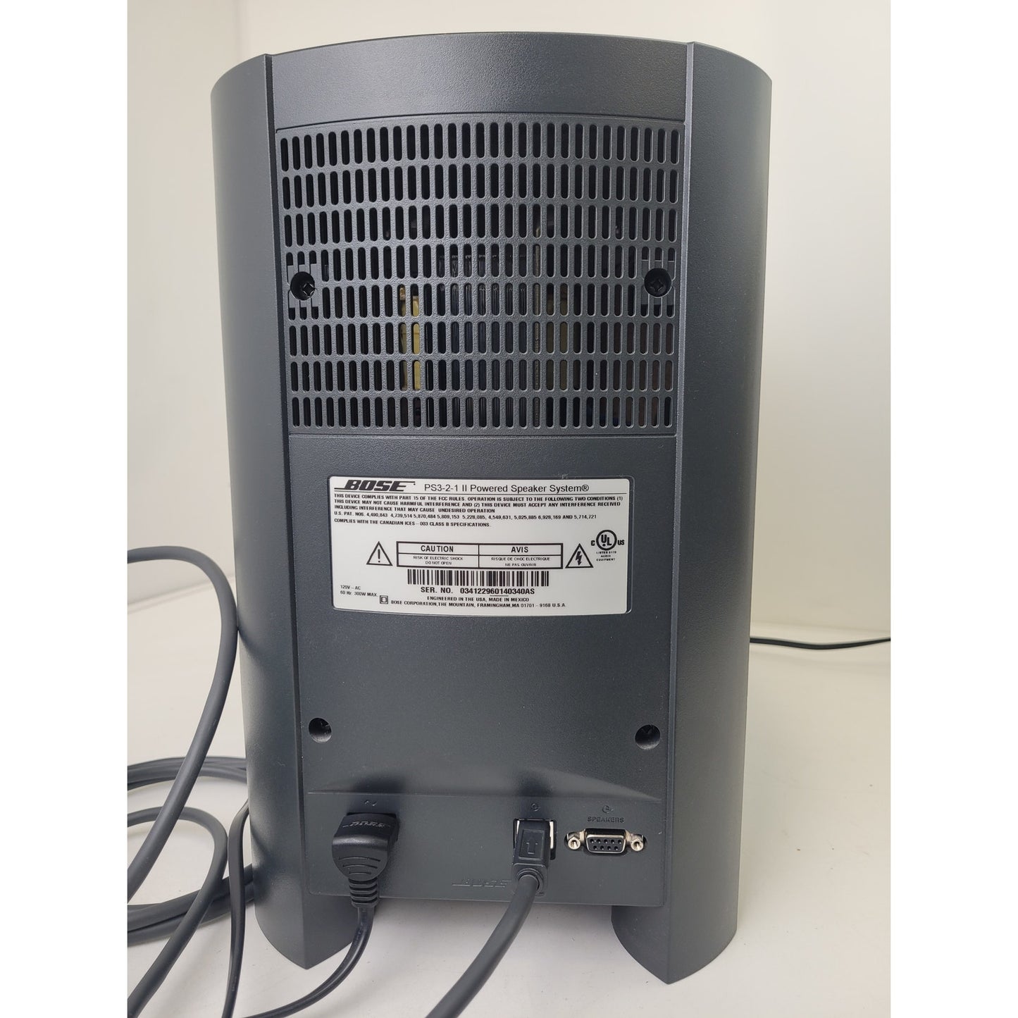 Bose 3-2-1 Series II DVD Home Entertainment System | Untested