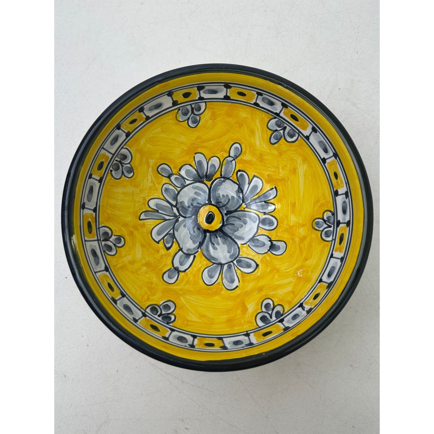 Vintage Hand-Painted Spanish Sevilla Ceramic Bowls and Tapas Dish