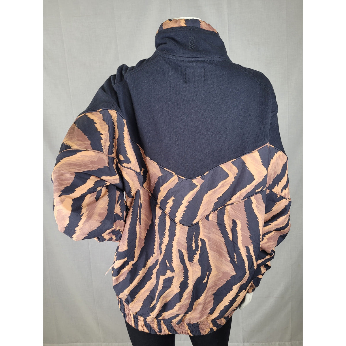 Free People Movement Walk the Line Pullover Tiger Stripe Sz XS NWT MSRP $198