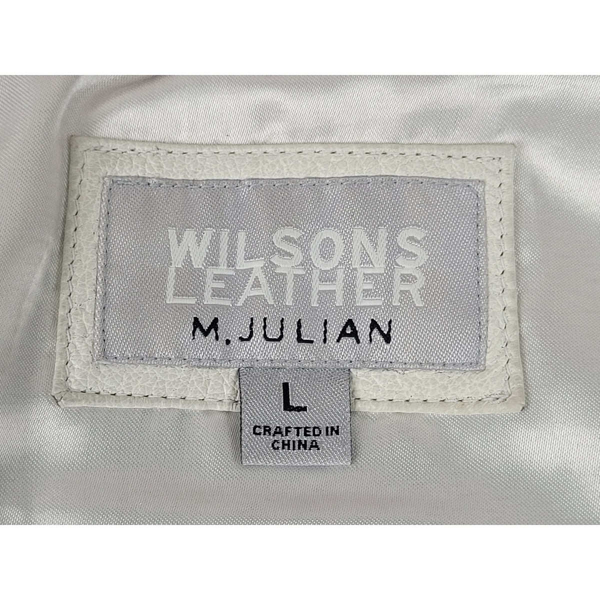 Vintage Y2K Wilsons Leather M. Julian Cafe Racer-Style Moto Jacket Men's Sz L