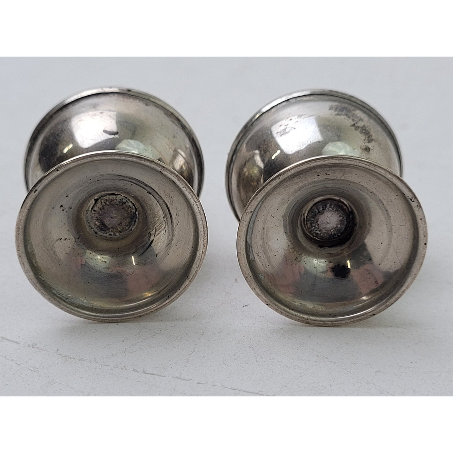 Vintage Sterling Silver Salt & Pepper Shaker Set | 2 1/4" Tall