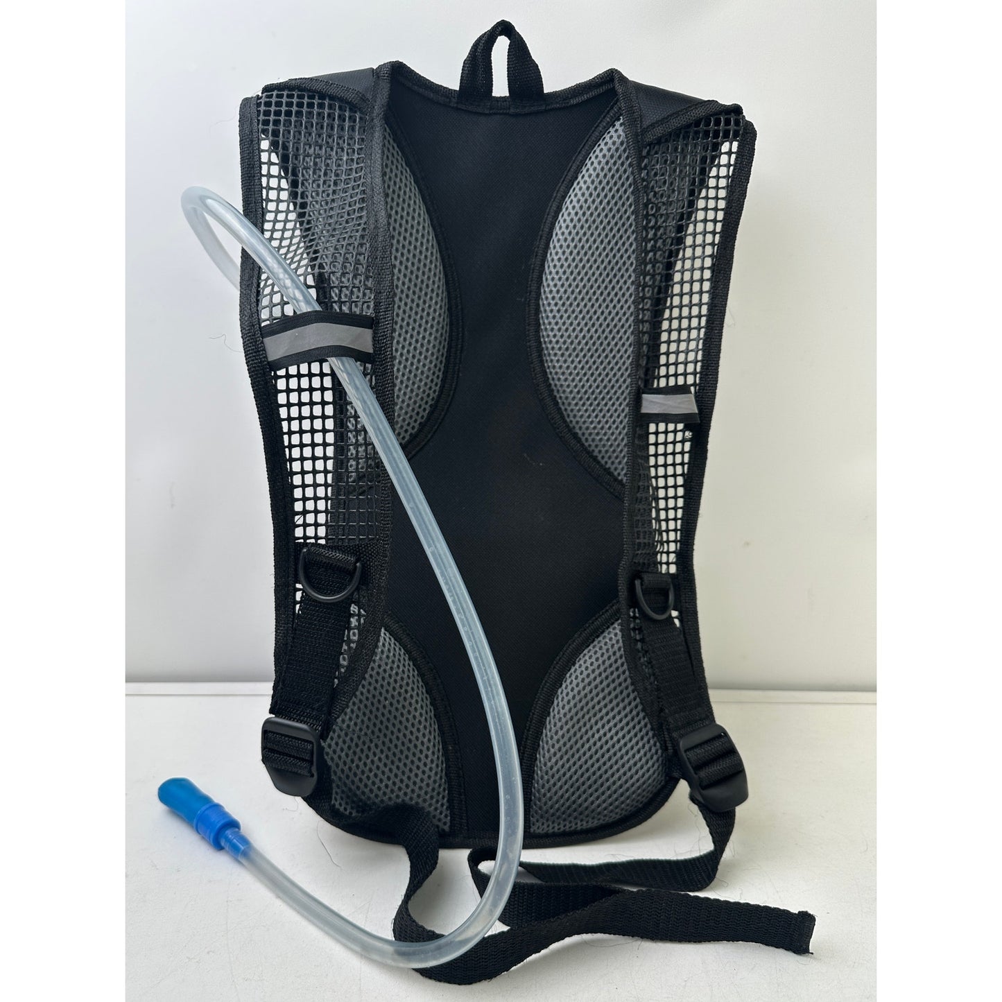 Juboury Lightweight Black/Silver Hydration Backpack W/ 2L Water Bladder