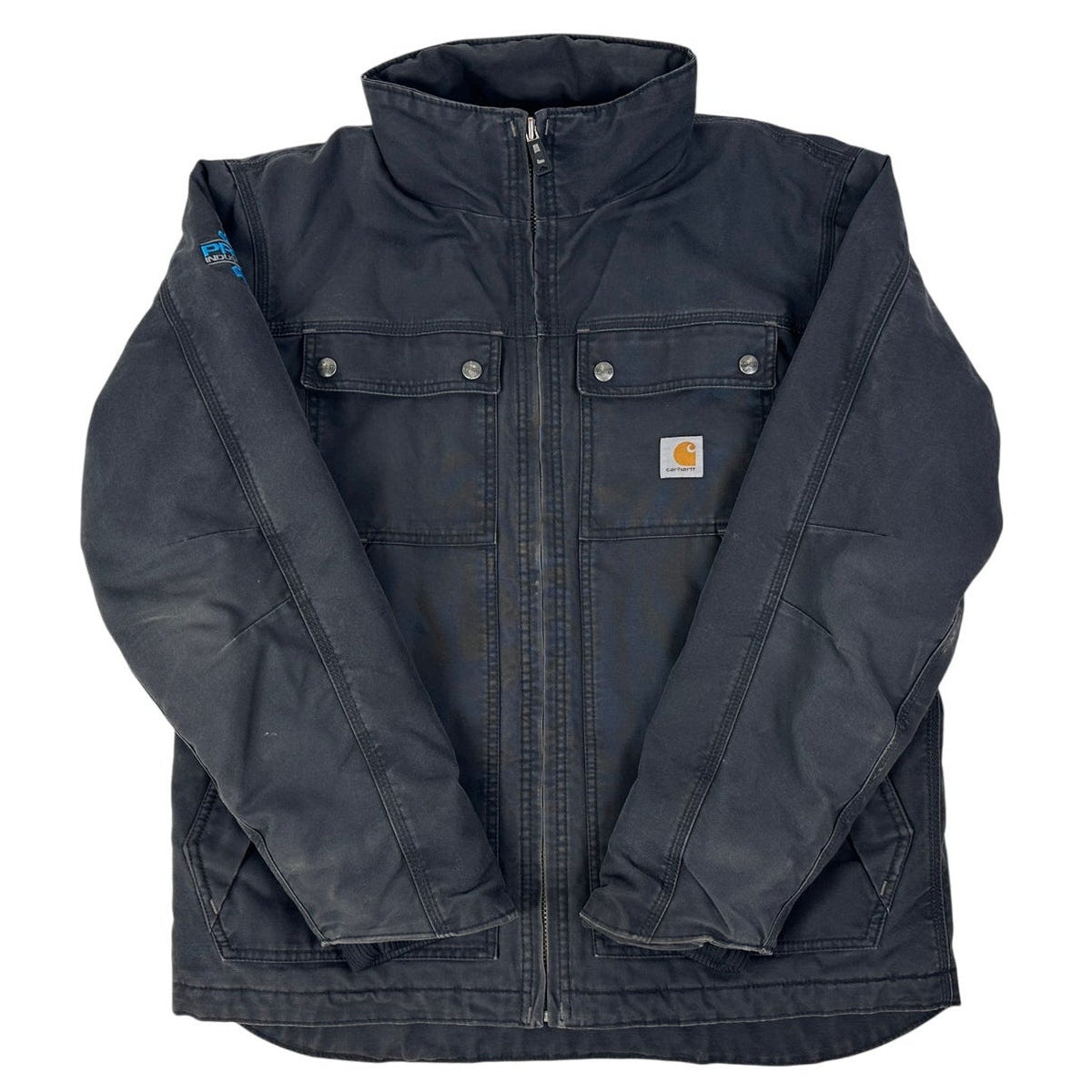 Carhartt Black Quick Duck Jefferson Traditional Jacket 101492 Men's Sz M