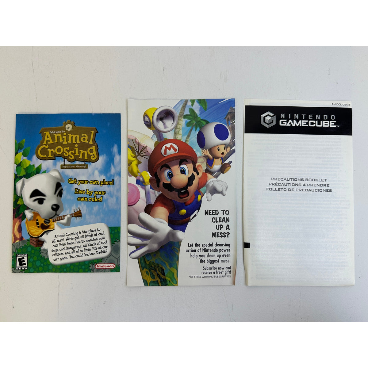 Super Mario Sunshine Nintendo GameCube, 2002 Black Label CIB | Untested