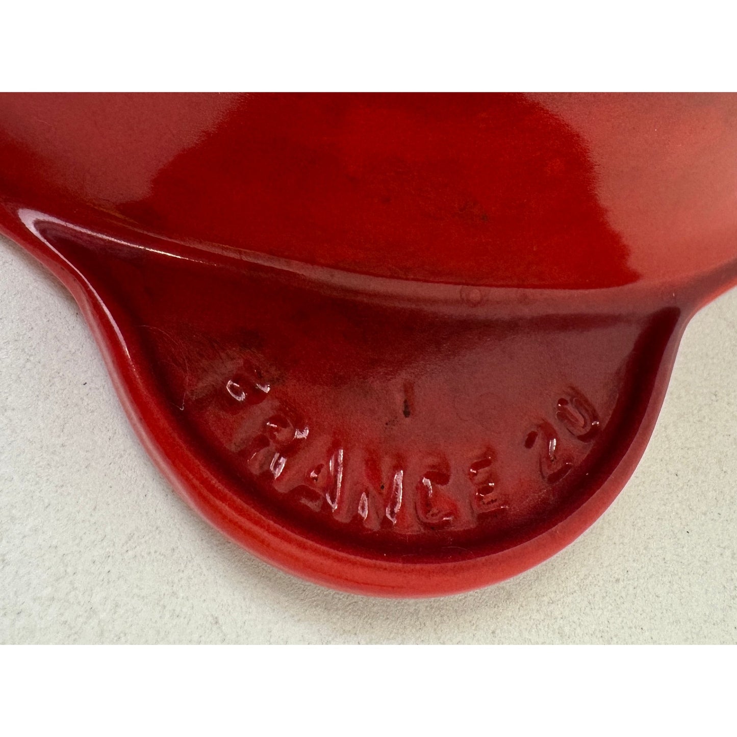 Vintage Le Creuset Red Enamel Cast Iron Saucepan Set