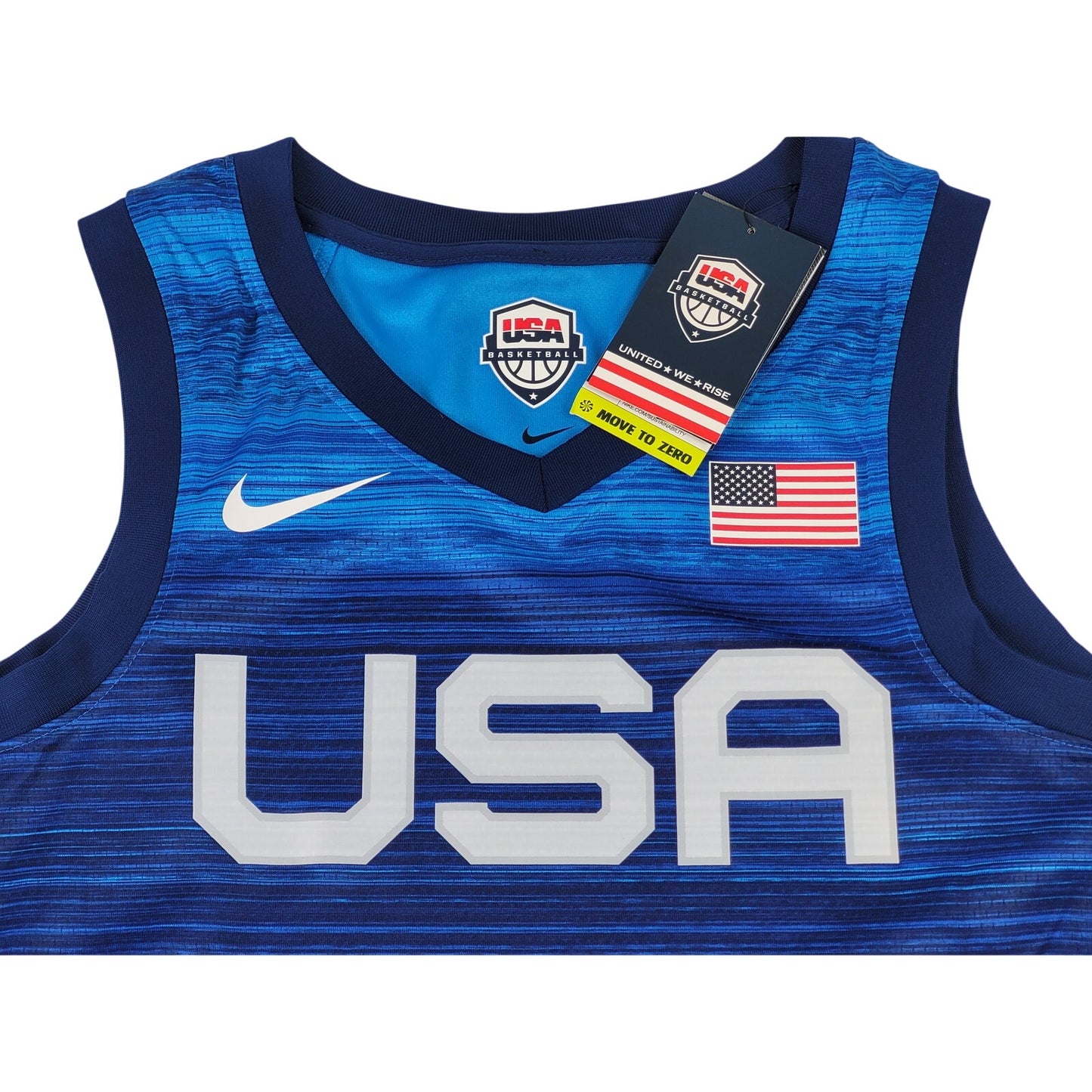 Nike Team USA Limited Edition Road Basketball Jersey in Blue Men's Sz M