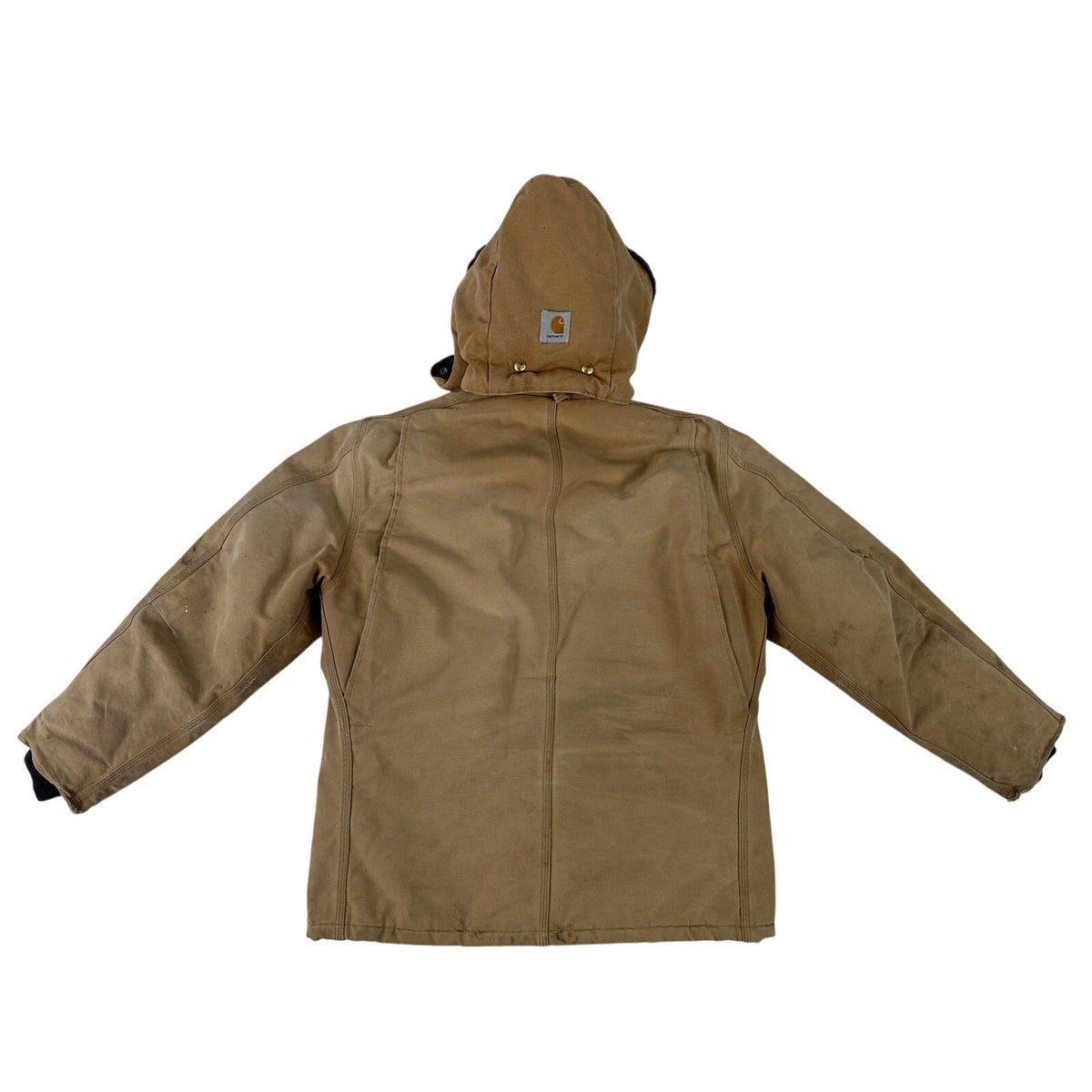 Vintage Carhartt Arctic Quilt Lined Traditional Duck Canvas Coat Men's Sz Medium