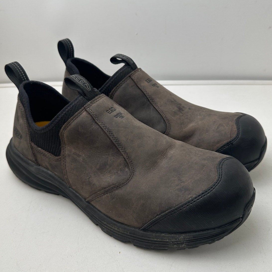 KEEN Utility Vista Energy+ Shift ESD Carbon Fiber Toe Slip-On Work Shoes Men's Sz 11.5