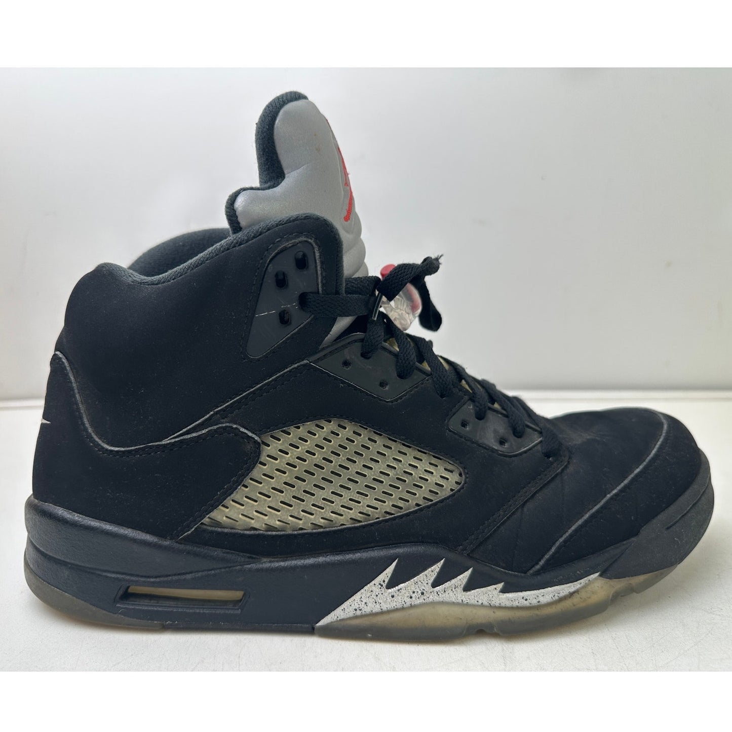 Air Jordan 5 Retro OG Black Metallic 2016 Sneakers Men's Sz 13