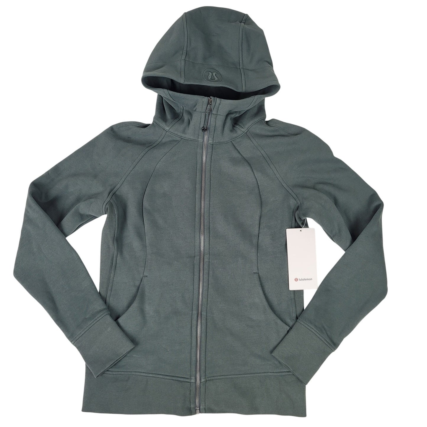 Lululemon Scuba Full-Zip Hoodie in Deep Green Women's Sz 10 (M) NWT