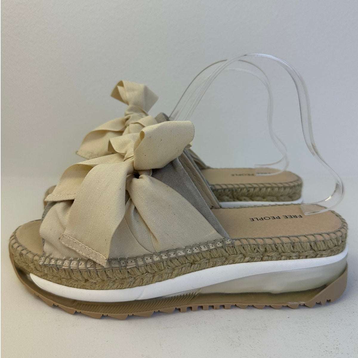 Free People Ivory Chapmin Sport Platform Sandals Women's Sz 37 (7) | NIB