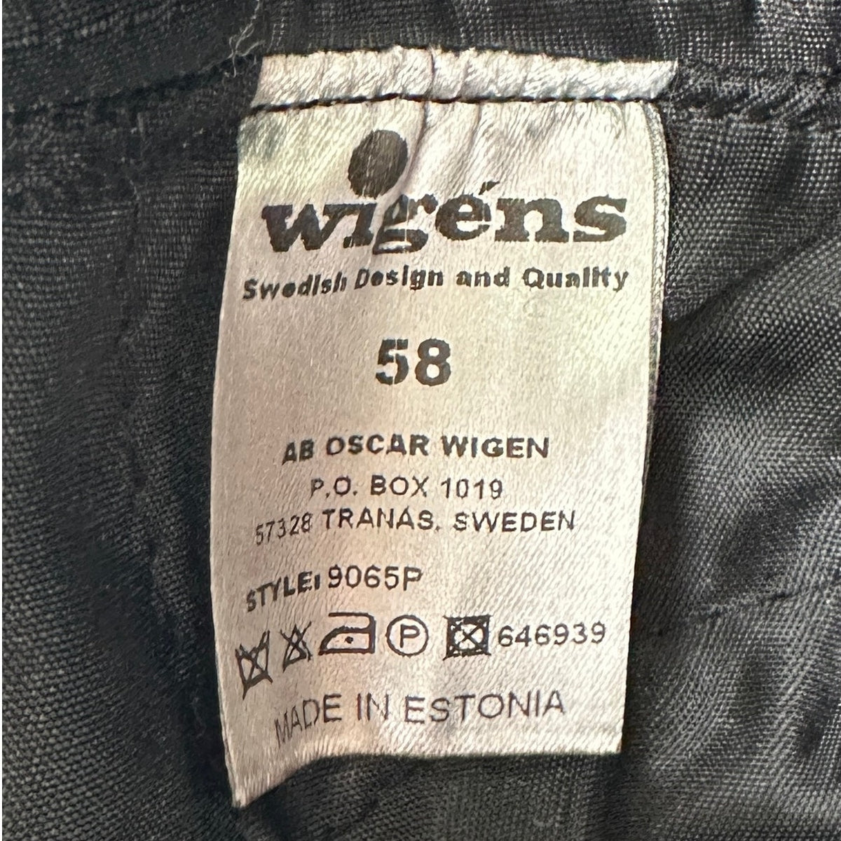Wigens Harris Gray Tweed Wool Ear Flap Flat Cap (Size 58)