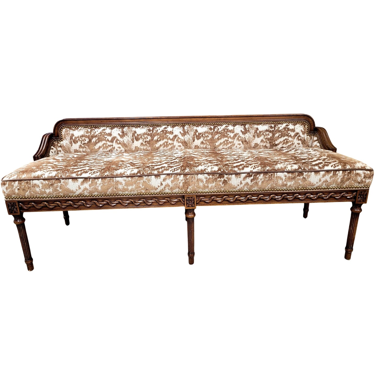 Hancock & Moore Drake Bench Accent 088 | 61" W x 21" D x 25" H | MSRP: $4000+