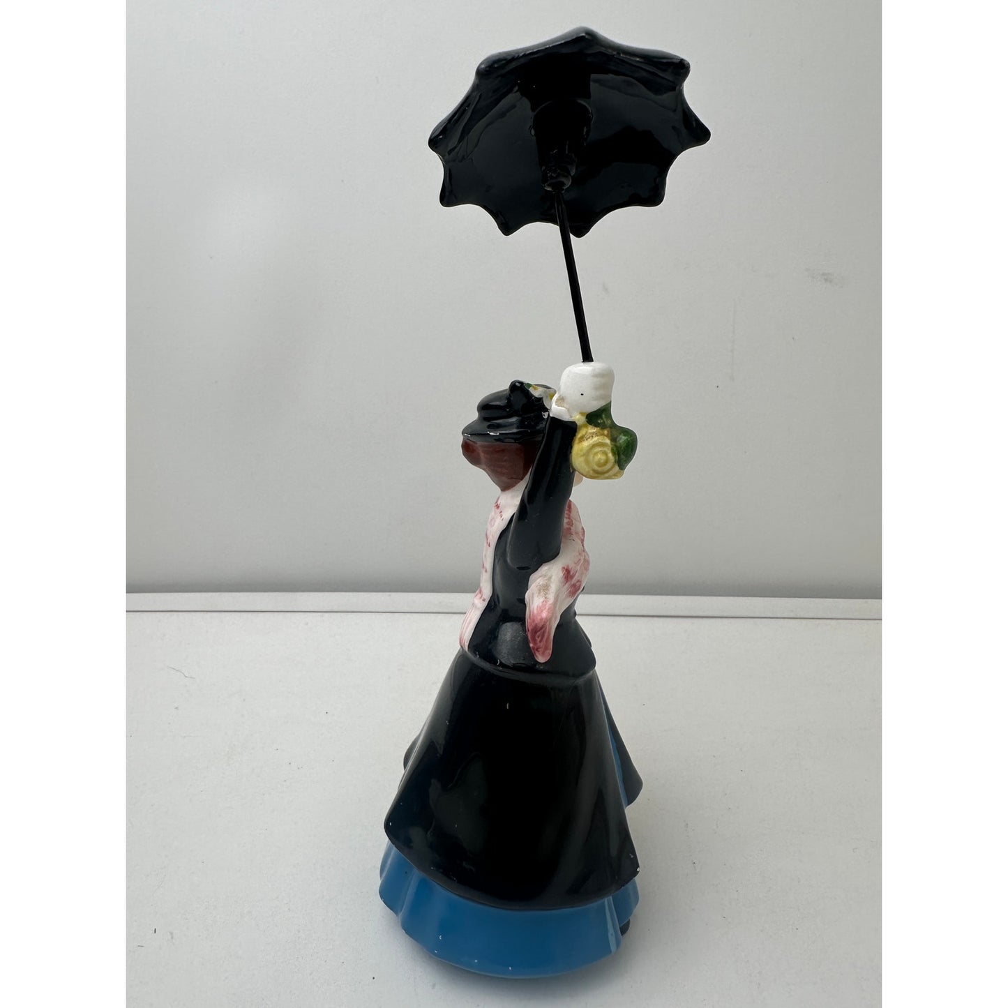 Vintage Disney Mary Poppins Ceramic Figurine W/ Umbrella