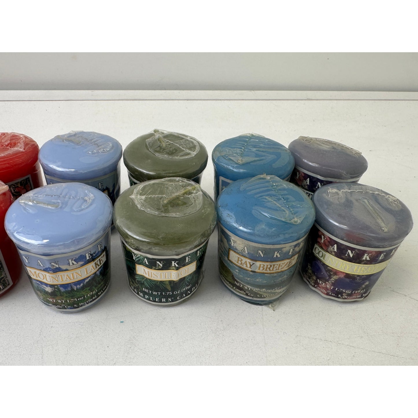 Lot of 23 Vintage Yankee Candle Votive Samplers - Sealed Retired Scents
