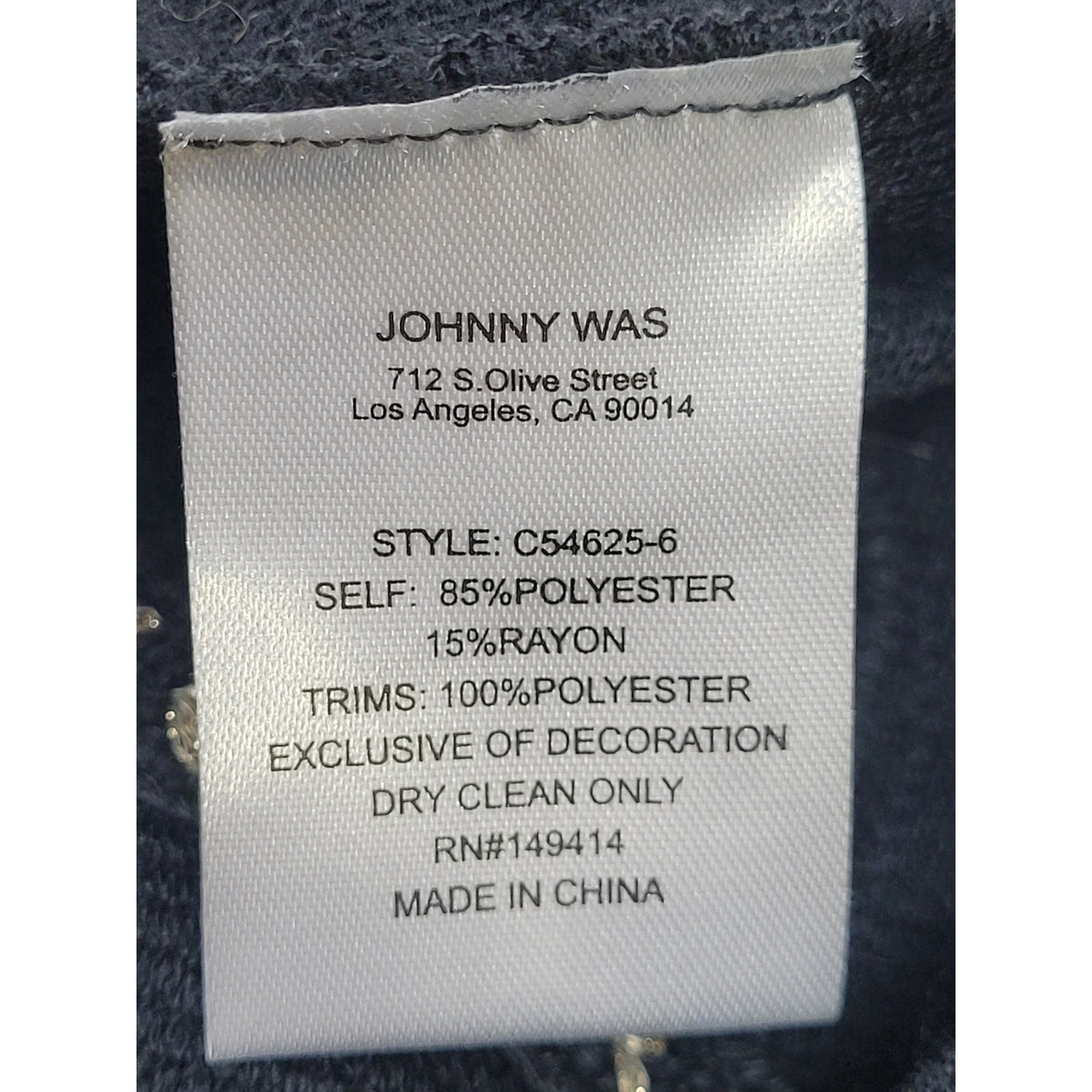 Johnny Was Josiy Poncho w Multicolored Floral & Geometric Embroidery Sz S