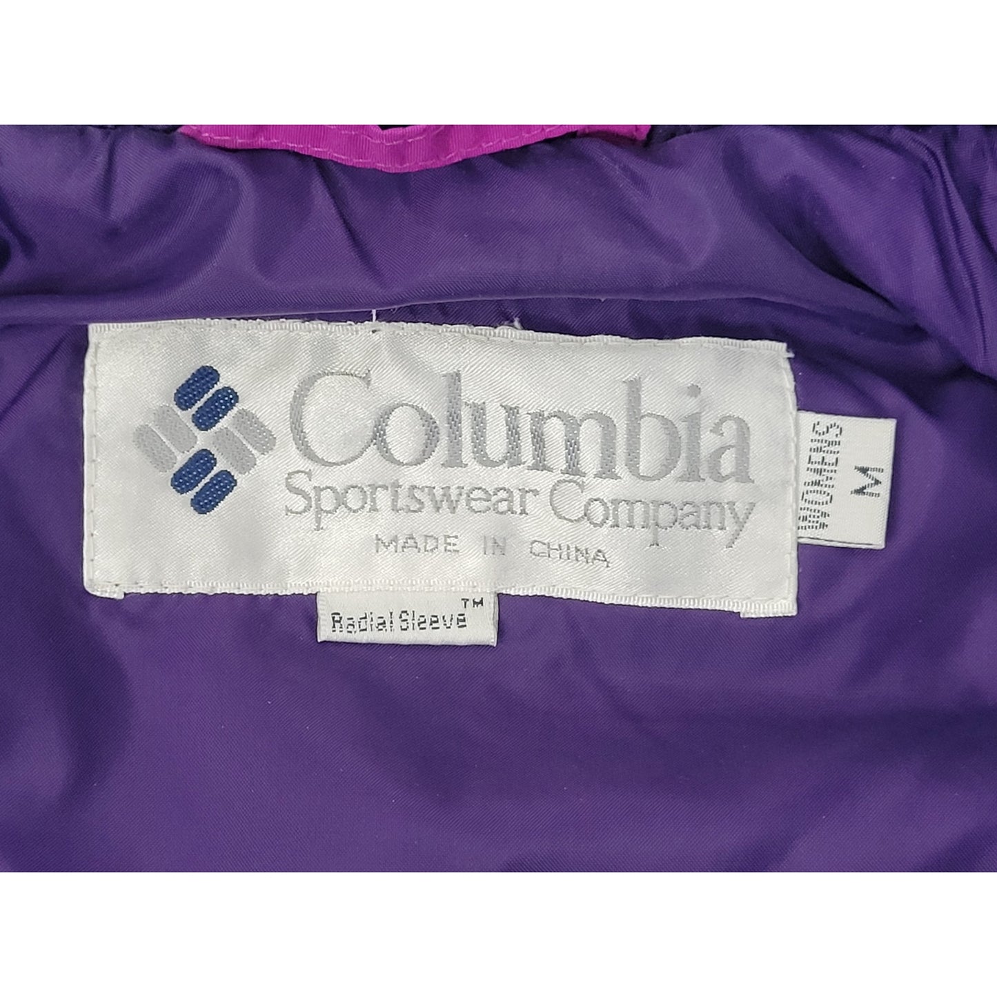 1990s VTG Columbia Ski Suit Blue & Purple Women's Sz M
