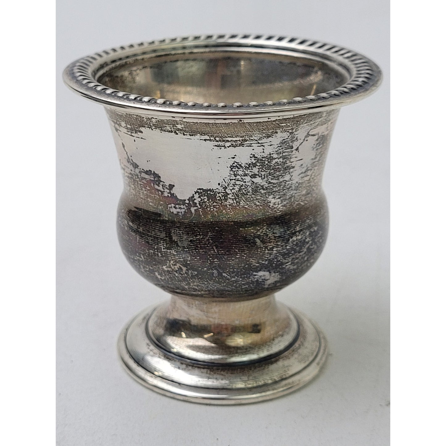 Vintage Sterling Silver Mini Vase Urn Toothpick Holder | 2 5/8" H | 32.10 grams