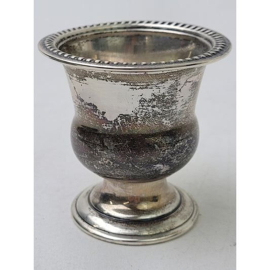 Vintage Sterling Silver Mini Vase Urn Toothpick Holder | 2 5/8" H | 32.10 grams