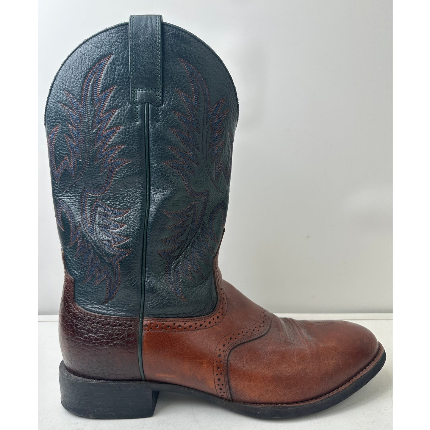 Ariat Heritage Stockman Two-Tone Western Cowboy Boots Men's Sz 13