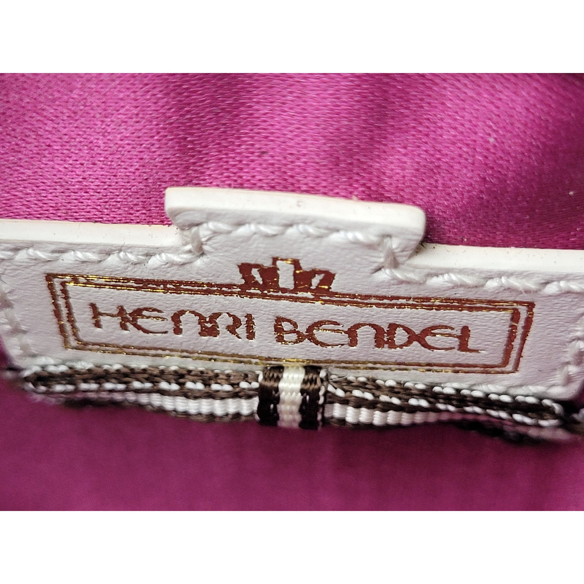 Henri Bendel Milliner Calf Hair Wristlet Clutch Green Blue Multicolor w Box