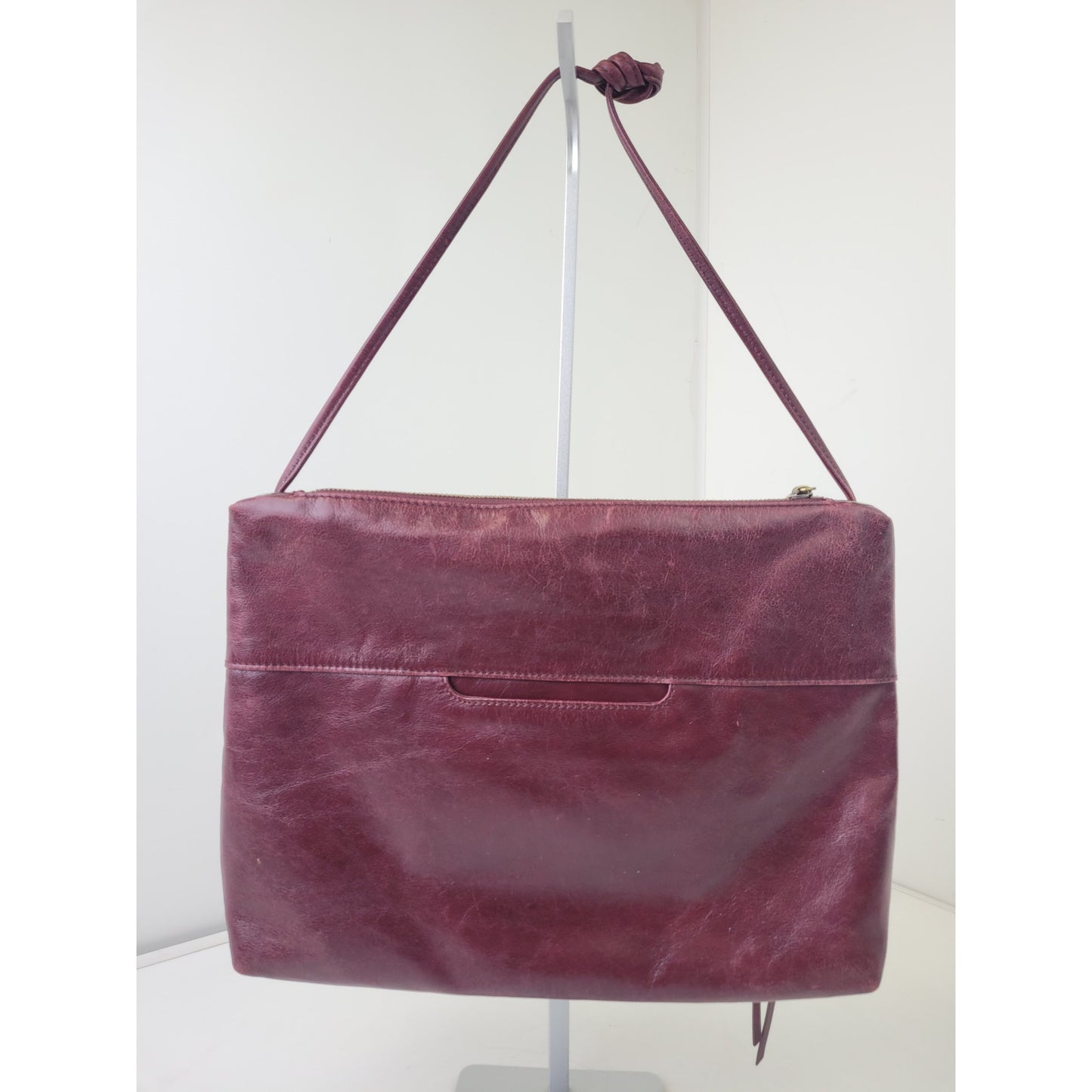 Hobo Brand Leather Medium Rectangular Purse Crossbody Shoulder Bag