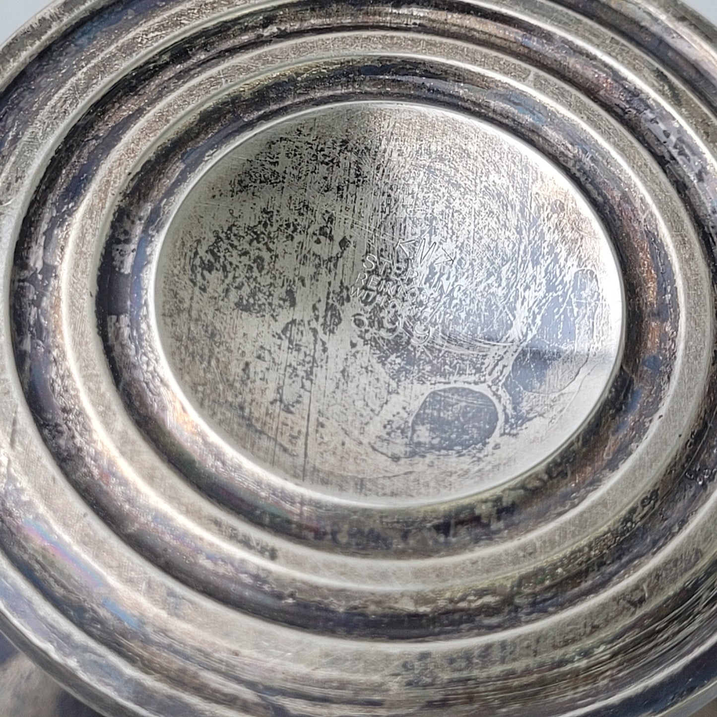 Vintage/Antique Sterling Silver Weighted Compote Pedestal Dish | 196 grams