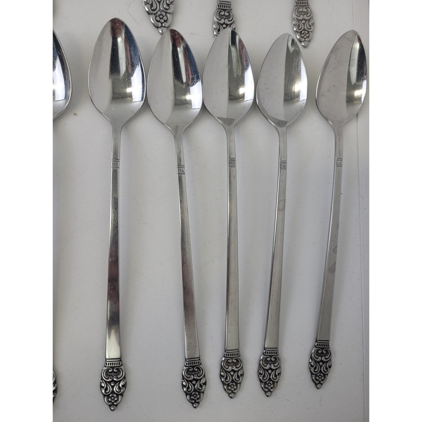 Vintage Oneida Community Stainless Nordic Crown Flatwear Set of 76
