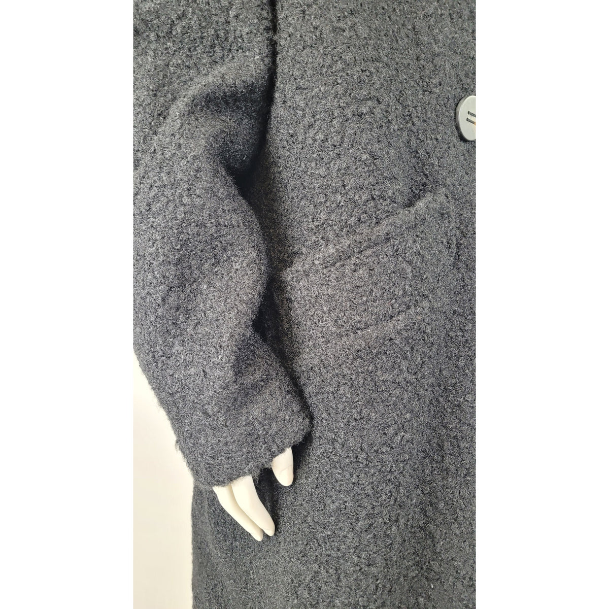 BCBGeneration Double-Breasted Boucle Walker Coat Women's Sz L | NWT MSRP $300