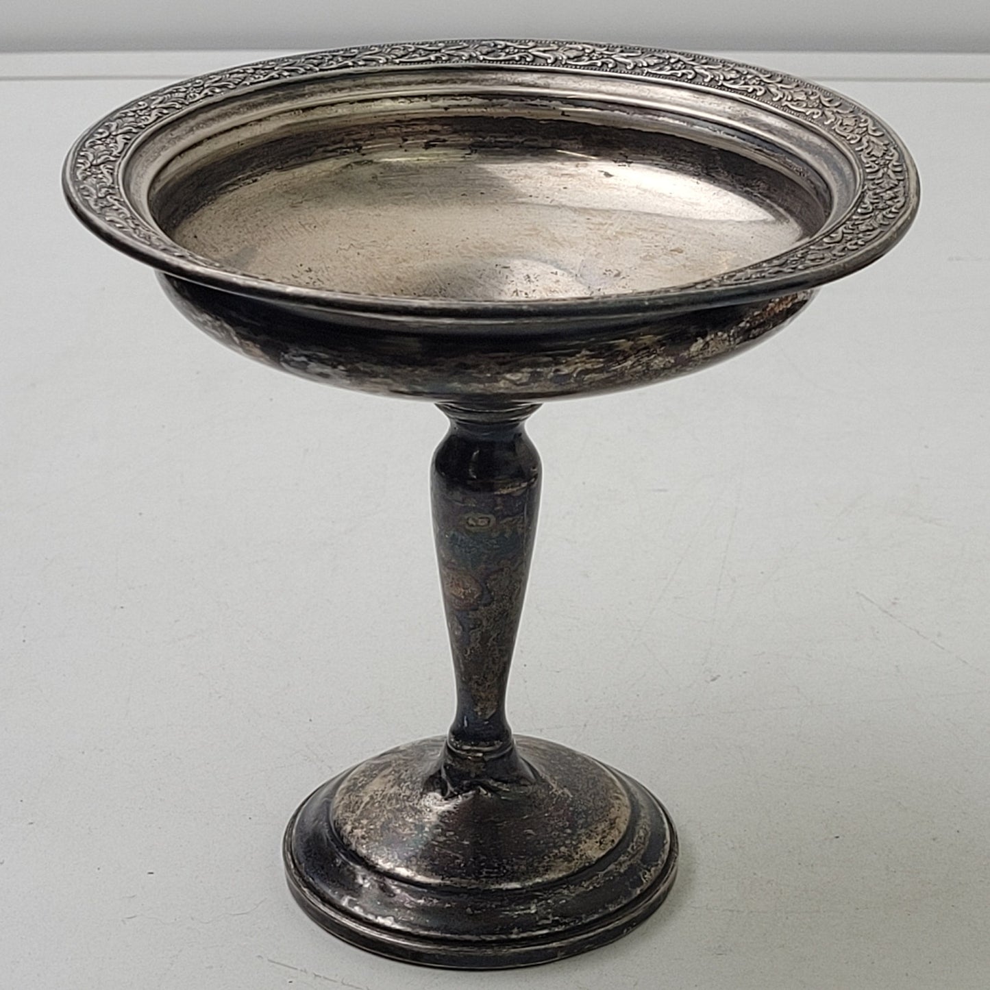 Vintage/Antique Sterling Silver Weighted Compote Pedestal Dish | 196 grams