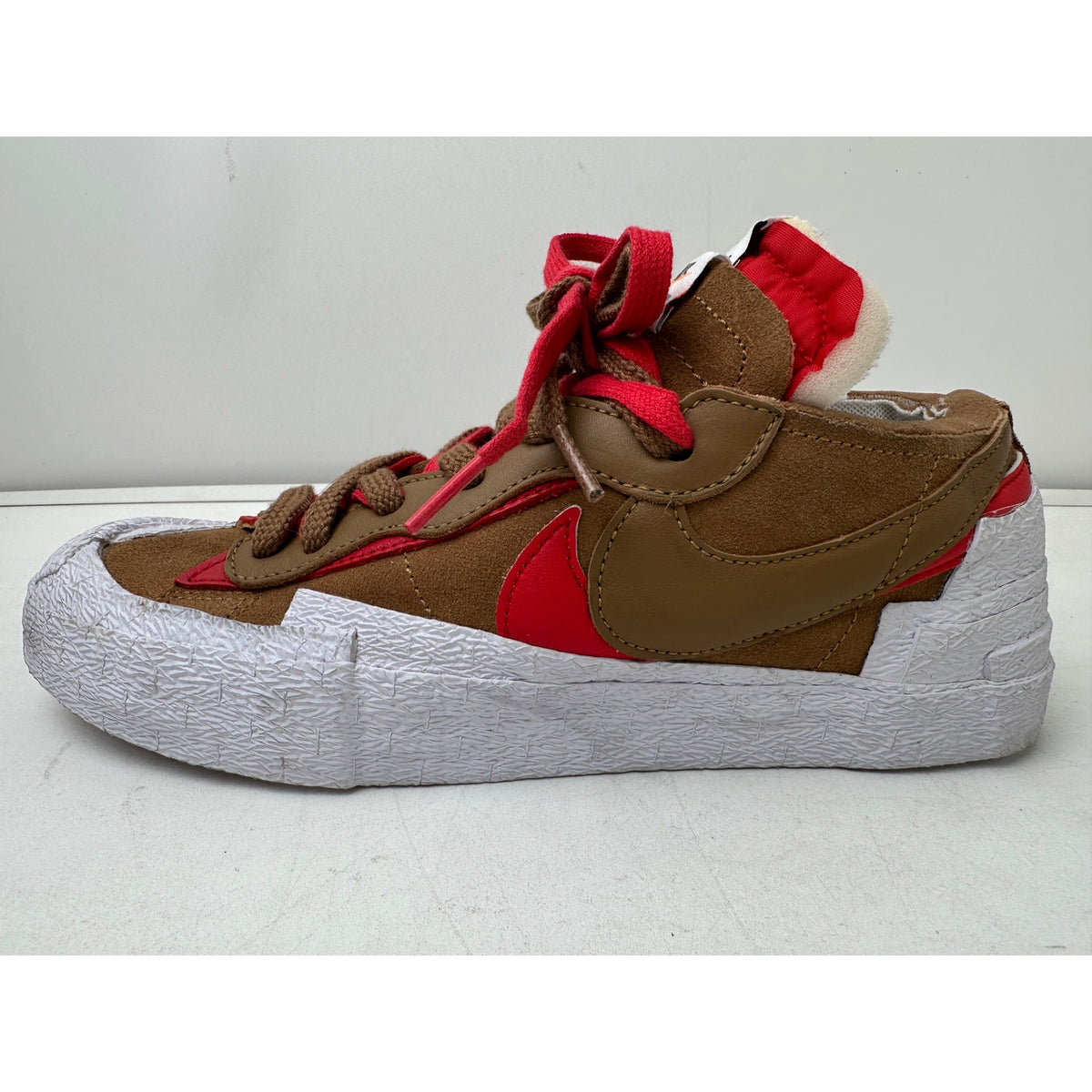 Nike Blazer Low x Sacai British Tan Sneakers Men's Sz 7.5