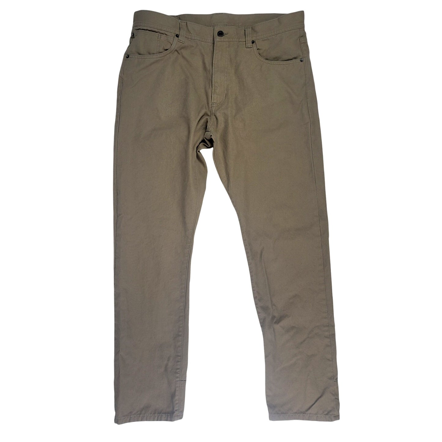 Filson Dry Tin Cloth 5-pocket Dark Tan Khaki Work Pants Men's Sz 36 X 34