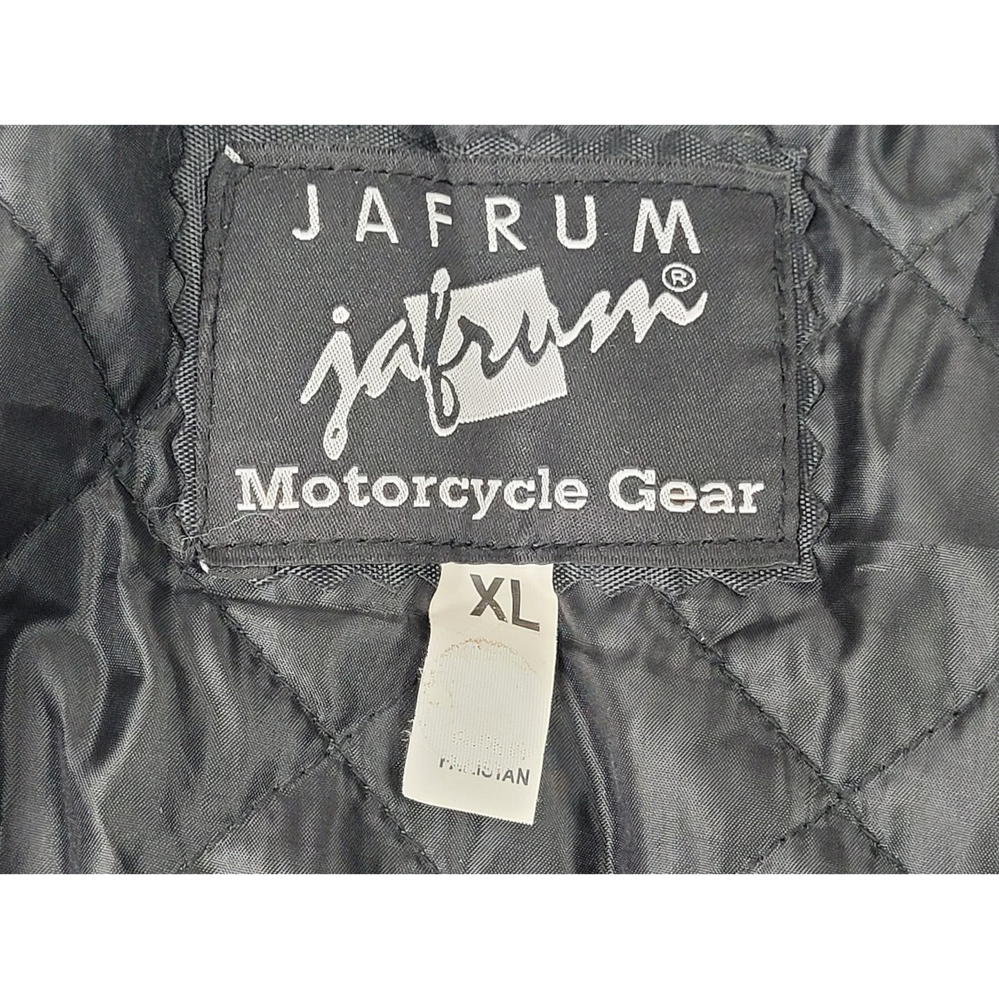 Vintage Jafrum Cinched Waist Leather Motorcycle Jacket Women's Sz L/XL