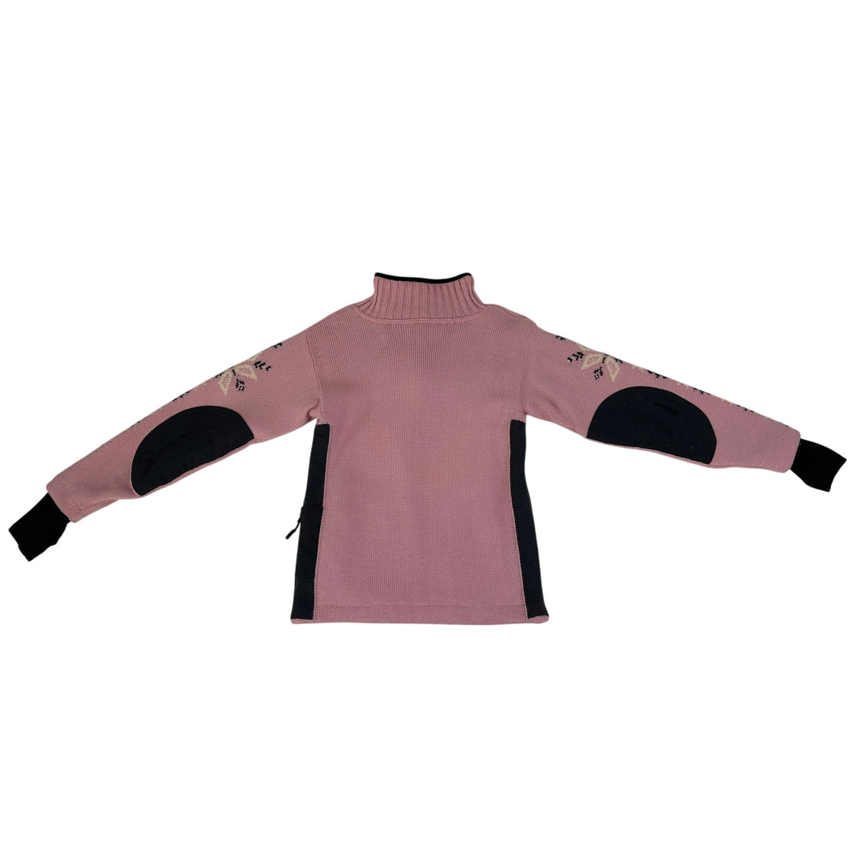 Dale of Norway Windstopper Pink Fair Isle Wool Sweater Women's Sz S