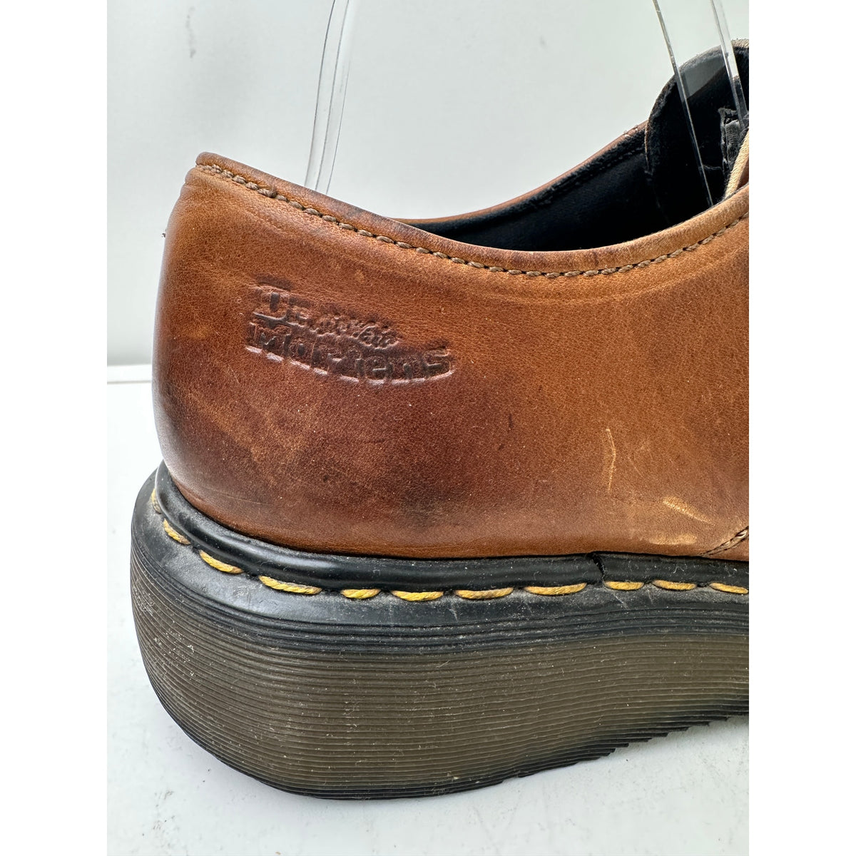 Vintage Dr. Martens 8651 Brown Leather Chunky Platform Oxfords Men's Sz 9