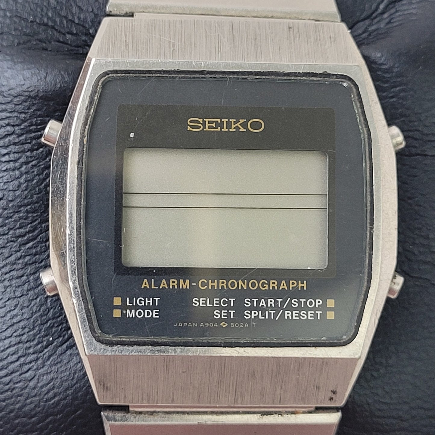 Vintage Seiko Silver A904-5040 Digital Watch | Needs New Battery, Untested