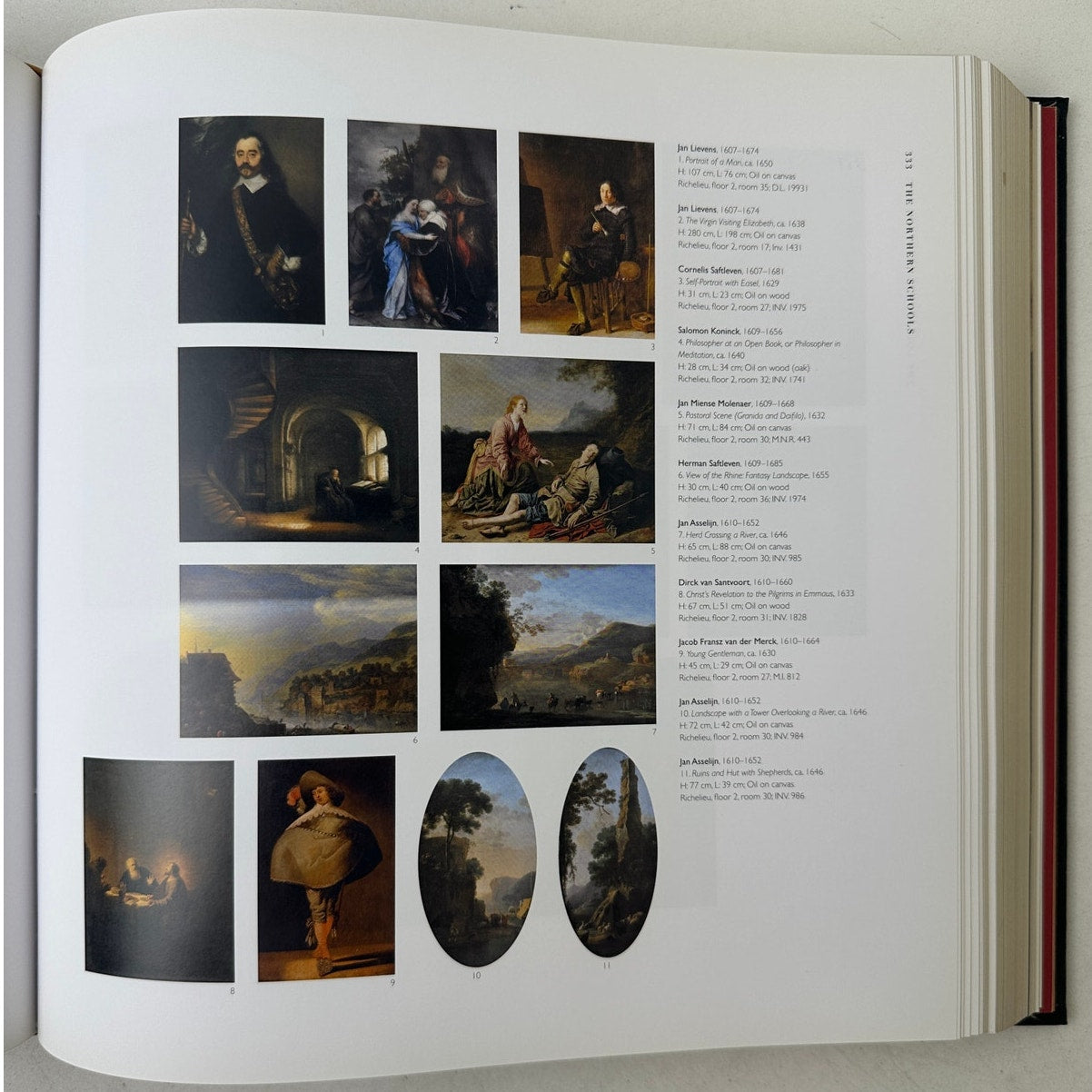 The Louvre: All The Paintings | Easton Press Leather Bound Edition